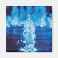 Clear Blue Water Feature in Motion