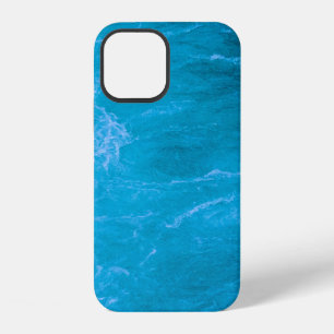 Clear blue water iPhone 12 case