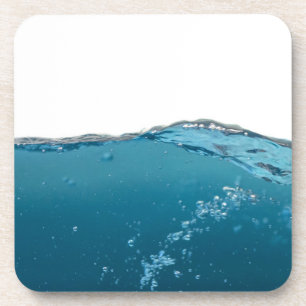Clear Blue Wave Coaster