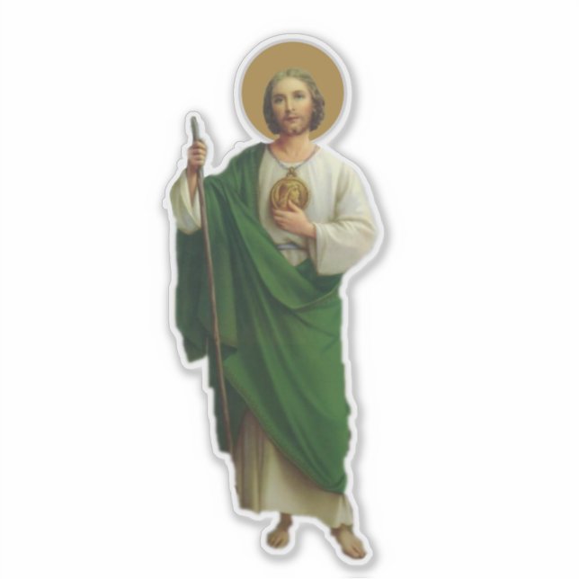 Clear Border St. Jude 8" (Front)