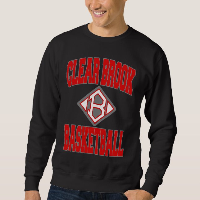 Clear Brook Wolverines Basketball Sweatshirt (Front)
