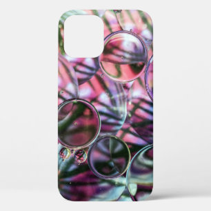 Clear bubble water digital wallpaper iPhone 12 case
