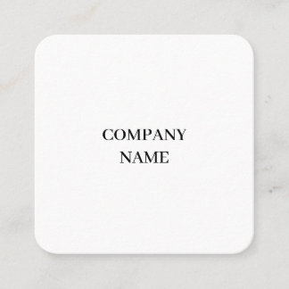 Clear Business Card, Standard, 3.5" x2.0", Rounded Calling Card