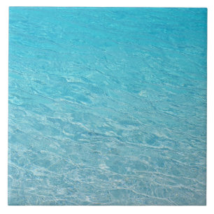 Clear Calm Blue Sea Ceramic Tile