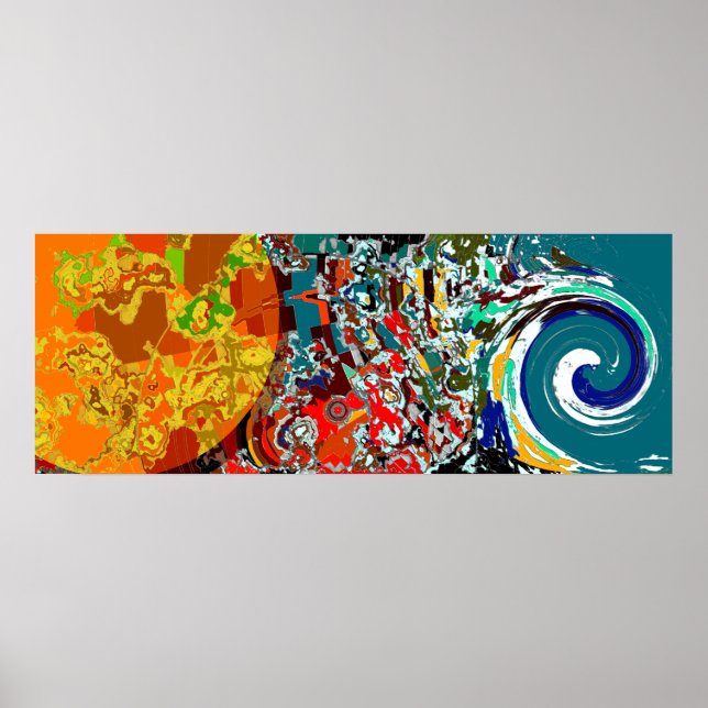 Clear Confusion - Abstract Poster (Front)