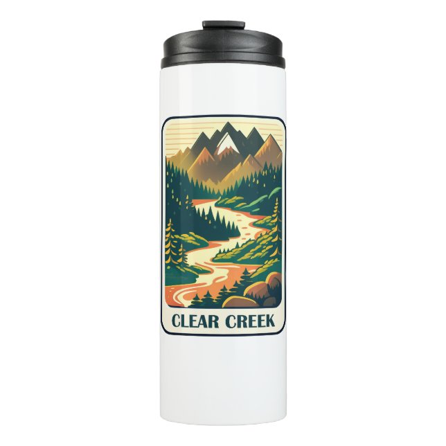 Clear Creek Colorado Colours Thermal Tumbler (Front)