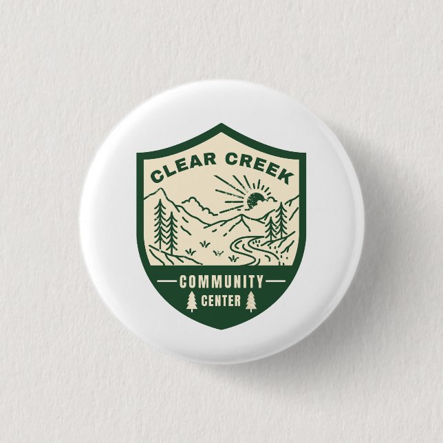 Clear Creek Community Centre Collectable Pin (Front)
