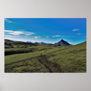 Clear Day on the Laugavegur Poster
