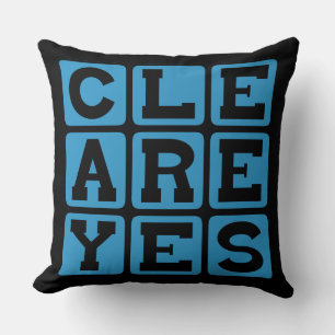 Clear Eyes, Full Hearts Cushion