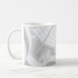 Clear glass roof coffee mug