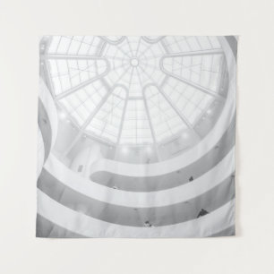Clear glass roof tapestry