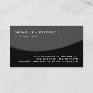Clear Grey Black Pattern Trendy Business Card