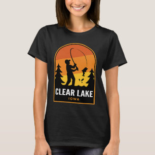 Clear Lake Iowa Fishing T-Shirt