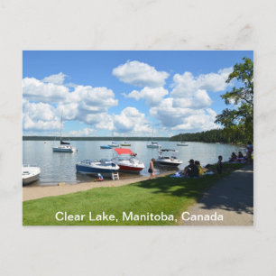 Clear Lake, National Park, Manitoba, Canada Postcard