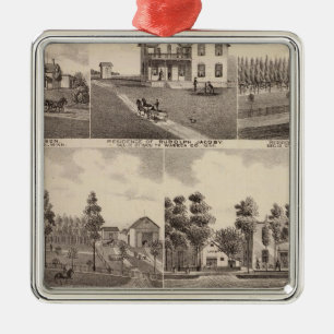 Clear Lake, Waseca, Minnesota Metal Ornament