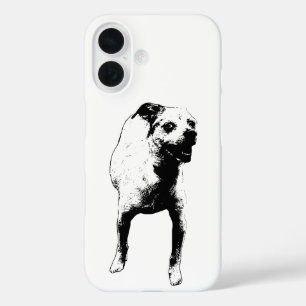 Clear-Line Puppy Smile iPhone 16 Case