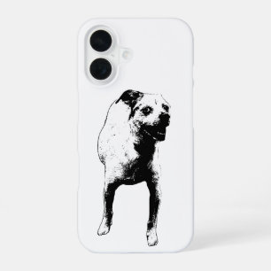 Clear-Line Puppy Smile iPhone 16 Case