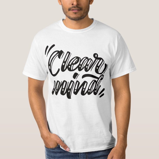 "clear mind" Yoga outfit T-Shirt (Front)