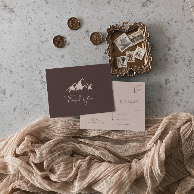 Clear Mountain Country Thank You Postcard (Creator Uploaded)