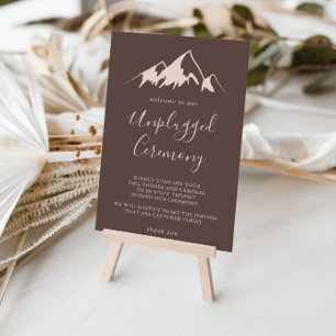 Clear Mountain Country Unplugged Ceremony Sign