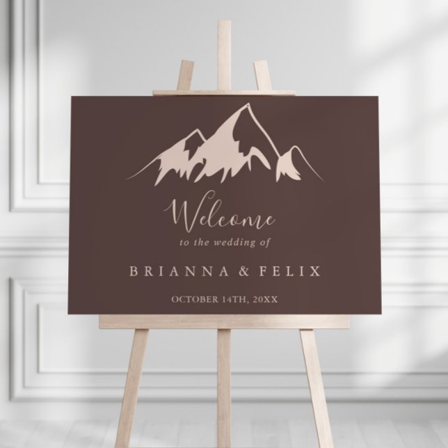 Clear Mountain Country Wedding Welcome Sign (Creator Uploaded)