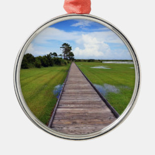 Clear Path Metal Ornament