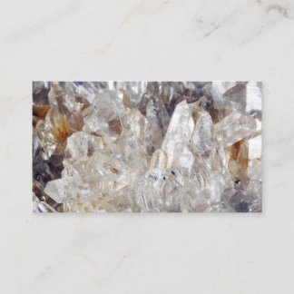 Clear Quartz Crystal Business Cards