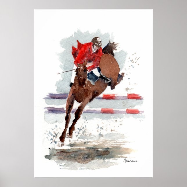 'Clear Round' poster/print Poster (Front)