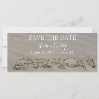 Clear Sandy Beach invitations