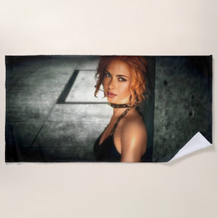 Clear Shadows beach towel