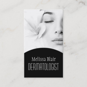 Clear Skin Dermatologist Facial Massage Spa Business Card