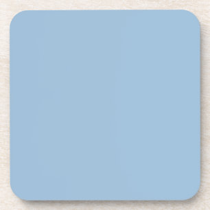 Clear Sky Blue Solid Colour PANTONE 14-4123 2022 Coaster
