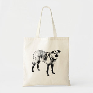 clear trail poise, tibetan mix tote bag
