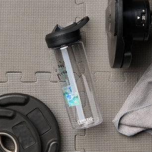 Clear water bottle