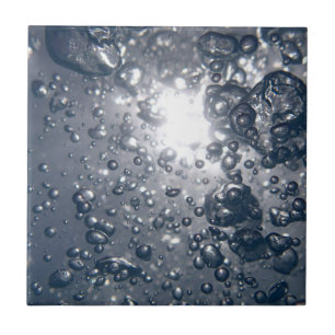 Clear Water Bubbles Tile