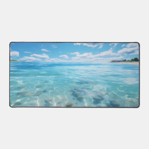 Clear Water Views Desk Mat