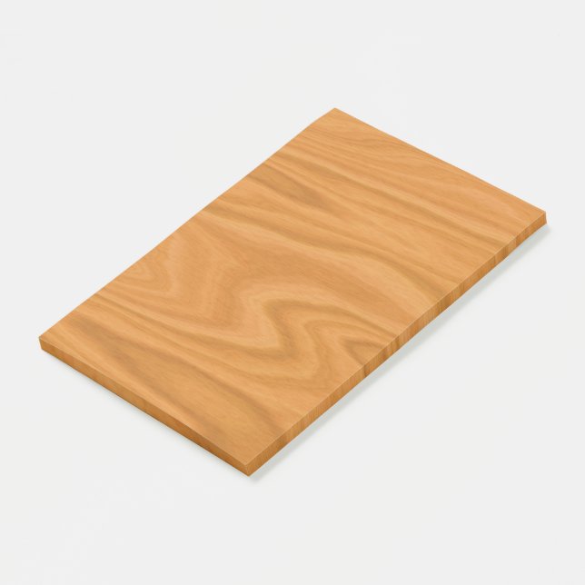 Clear wood post-it notes (Angled)