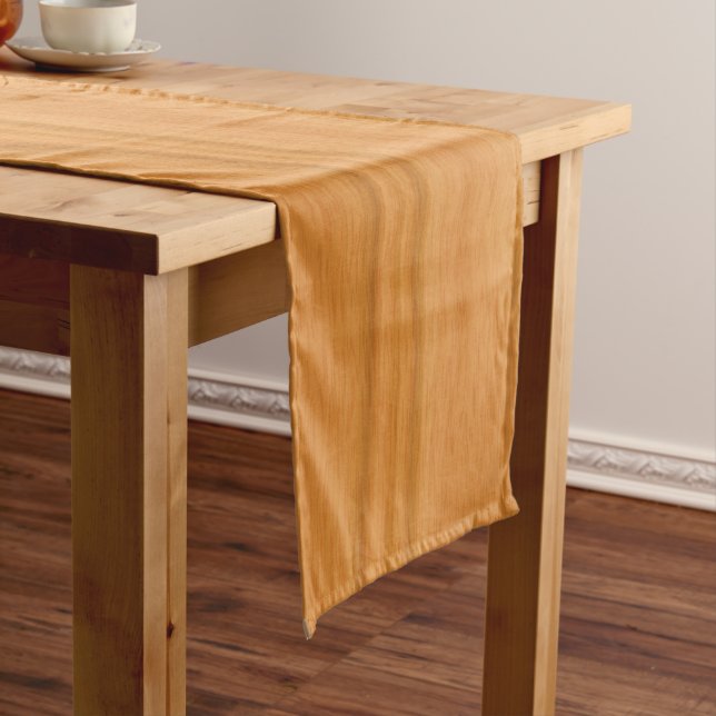 Clear wood short table runner (In Situ)