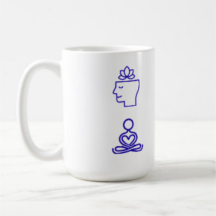 CLEAR YOUR MIND WRAP AROUND CERAMIC SIP OF PEACE COFFEE MUG