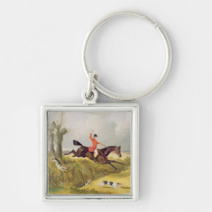 Clearing a Ditch, 1839 (oil on panel) Key Ring