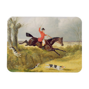 Clearing a Ditch, 1839 (oil on panel) Magnet