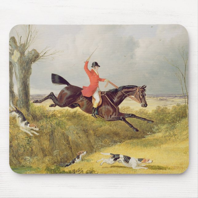 Clearing a Ditch, 1839 (oil on panel) Mouse Pad (Front)