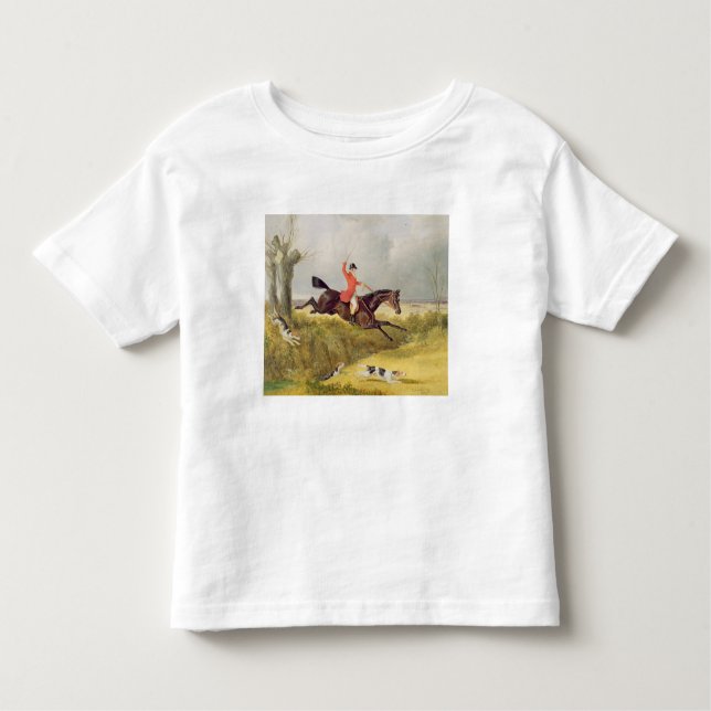Clearing a Ditch, 1839 (oil on panel) Toddler T-Shirt (Front)