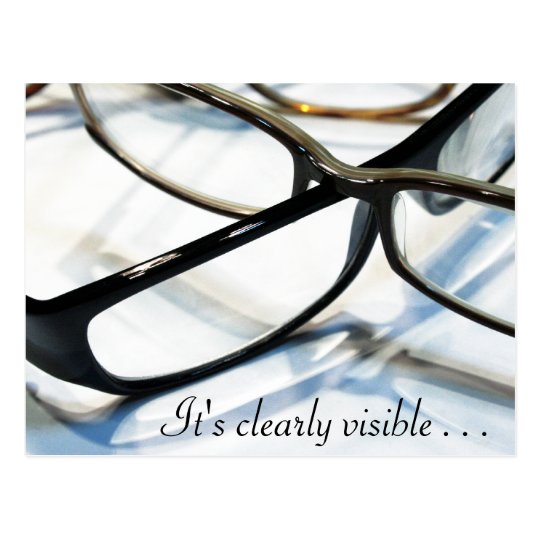 Clearly Visible postcard