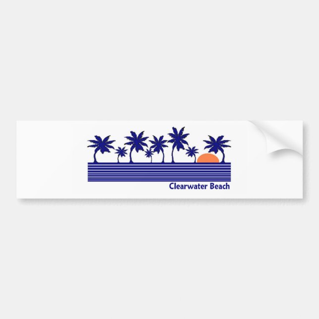 Clearwater Beach, Florida Bumper Sticker (Front)