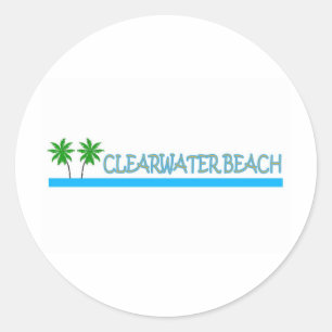 Clearwater Beach, Florida Classic Round Sticker