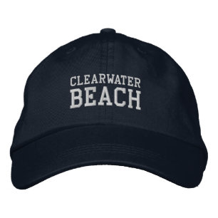 Clearwater Beach Florida Embroidered Baseball Hat