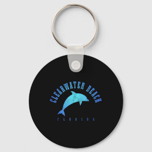 Clearwater Beach Florida Fl Dolphin Vacation Souve Key Ring