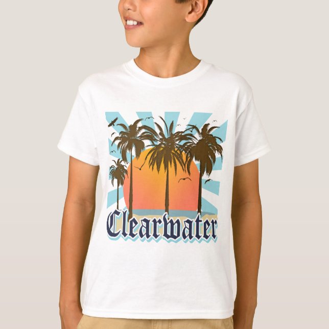 Clearwater Beach Florida FLA T-Shirt (Front)
