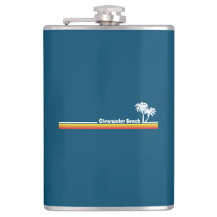 Clearwater Beach Florida Hip Flask